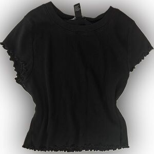 Forever 21 Black Short Sleeve Top